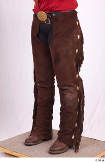  Photos Woman in Cowboy suit 1 Cowboy cowboy pants with leather belt historical clothing lower body 0002.jpg